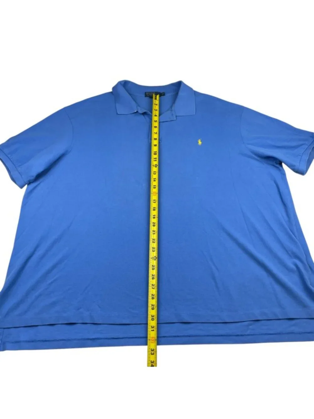 Polo Ralph Lauren Men's 100% Cotton S/S Polo Shirt Blue • 4XB | BIG